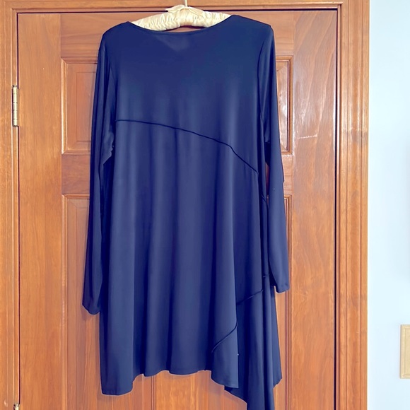 Comfy USA Long-Sleeve Soft Jersey Tunic Top Size M/L Perfect w Leggings - Picture 2 of 7